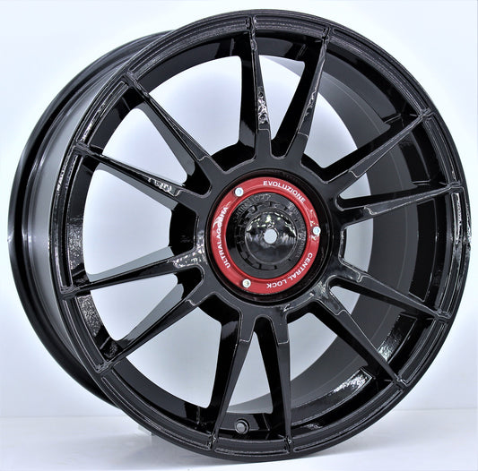 R1 Wheels 18 inç 5*100 ET35 Siyah Jant Takımı (J-705) - KolayOto