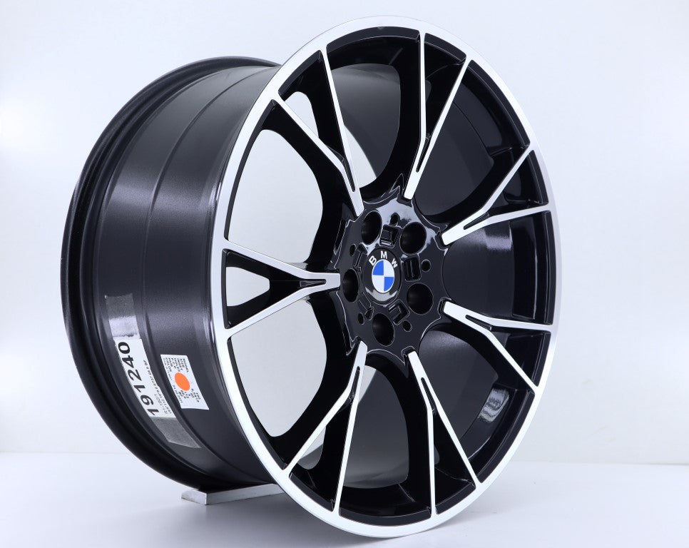 R1 Wheels 19 inç 5*112 ET30 Siyah Jant Takımı (J-206) - KolayOto