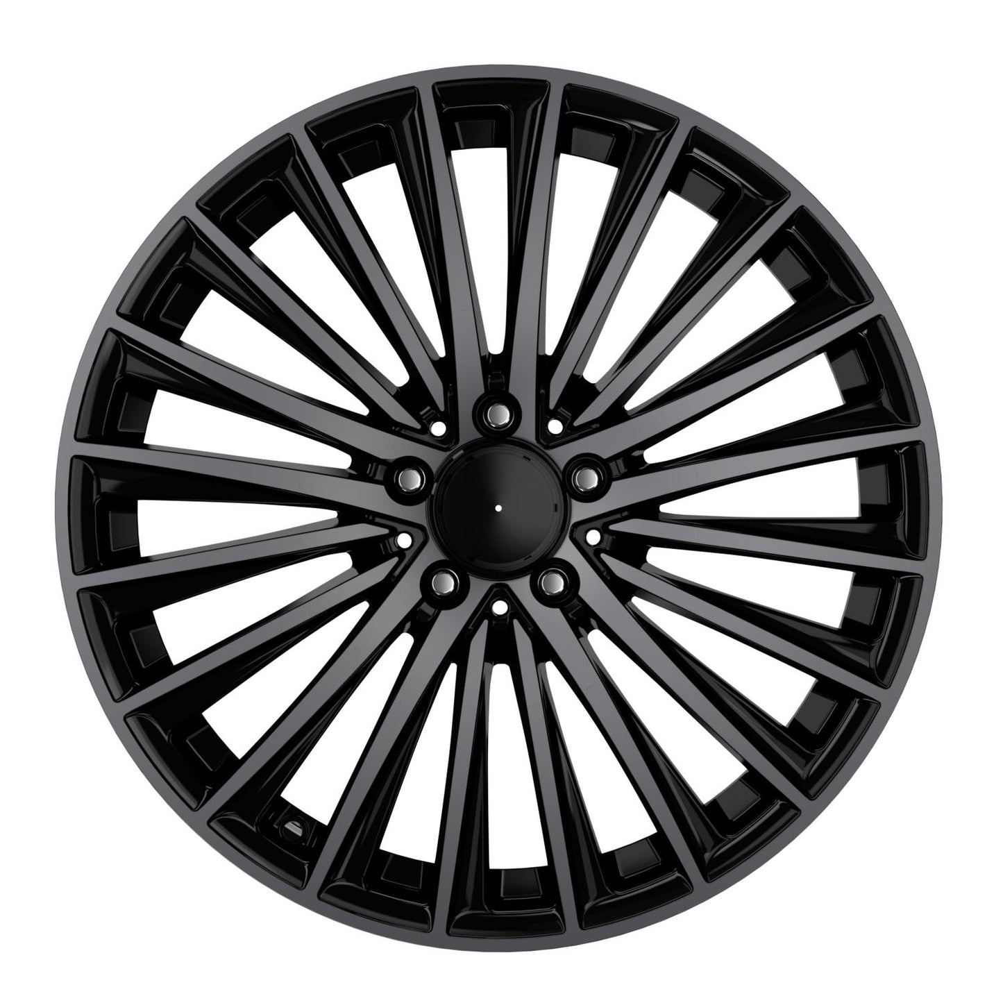 R1 Wheels 20 inç 5*112 ET45 Siyah Jant Takımı (J-1433) - KolayOto