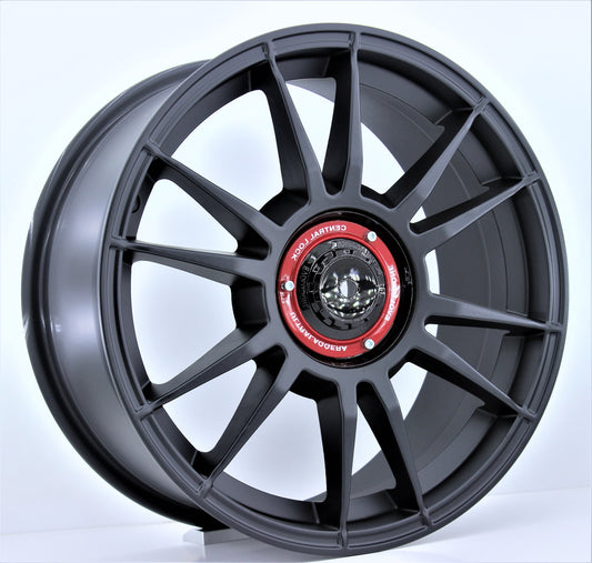 R1 Wheels 18 inç 5*114.3 ET35 Mat Siyah Jant Takımı (J-1173) - KolayOto