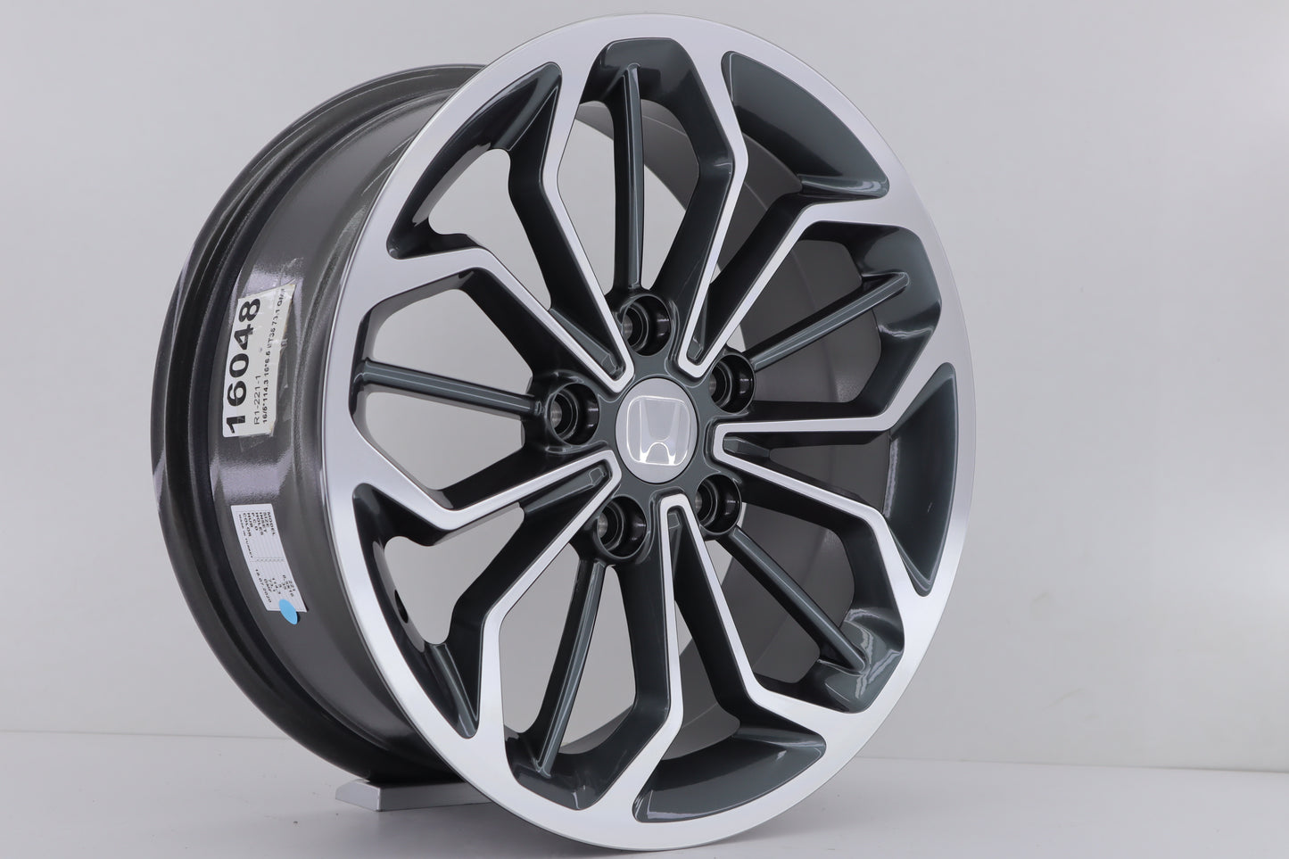 R1 Wheels 16 inç 5*114.3 ET35 Füme Jant Takımı (J-1499) - KolayOto