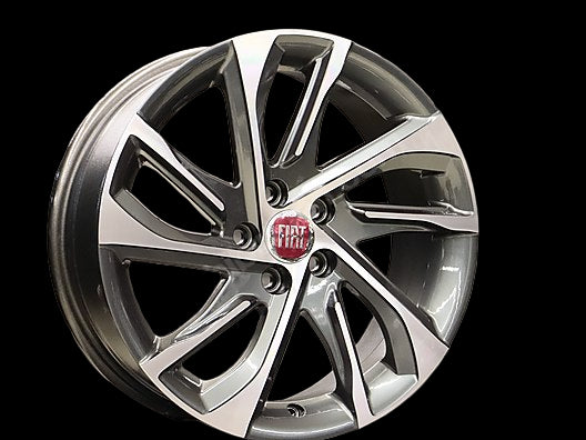 R1 Wheels 15 inç 5*98 ET35 Füme Jant Takımı (J-432) - KolayOto