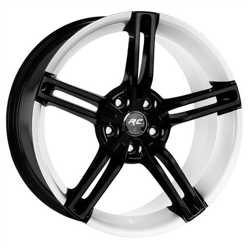 R1 Wheels 19 inç 5*108 ET40 Siyah-Beyaz Jant Takımı (J-3690) - KolayOto