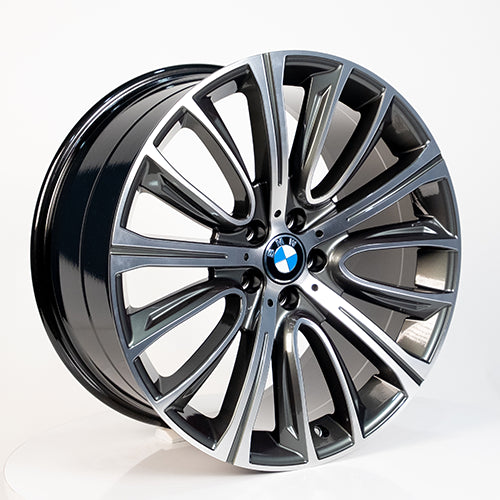 R1 Wheels 20 inç 5*120 ET33 Füme Jant Takımı (J-3343) - KolayOto