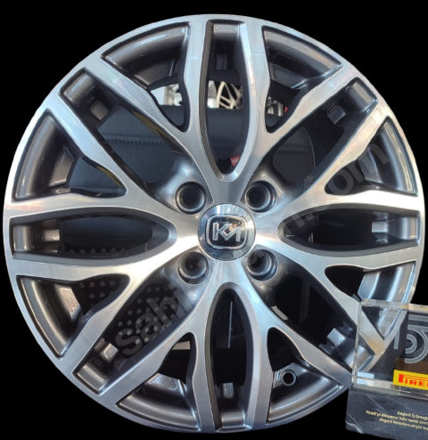 R1 Wheels 15 inç 4*100 ET35 Füme Jant Takımı (2299) - KolayOto