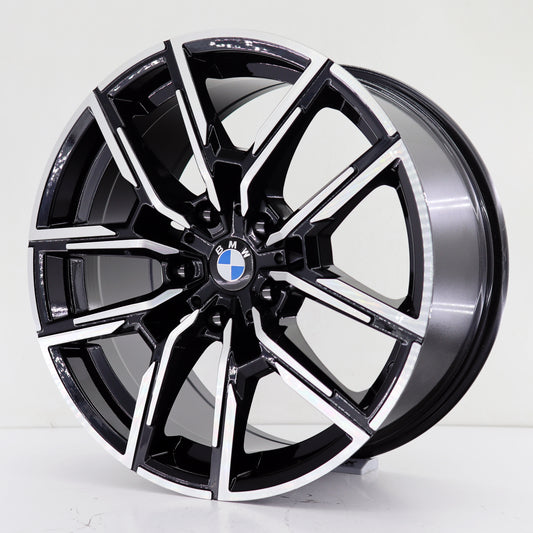 R1 Wheels 20 inç 5*120 ET40 Parlak Siyah Jant Takımı (J-862) - KolayOto