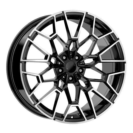 R1 Wheels 20 inç 5*112 ET30 Parlak Siyah Jant Takımı (J-3505) - KolayOto