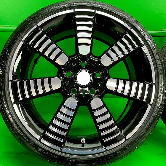 R1 Wheels 17 inç 5*120 ET40 Siyah Jant Takımı (J-643) - KolayOto