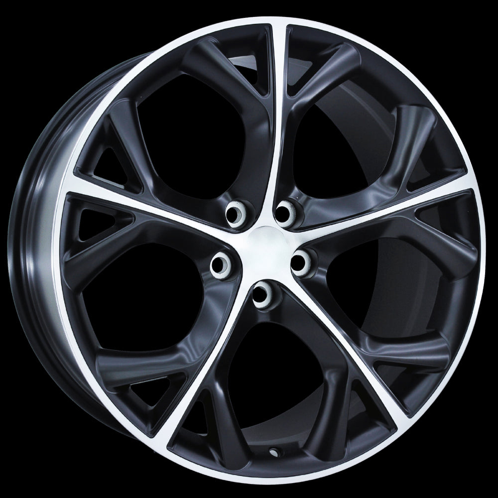 R1 Wheels 20 inç 5*108 ET40 Mat Siyah Jant Takımı (J-3733) - KolayOto