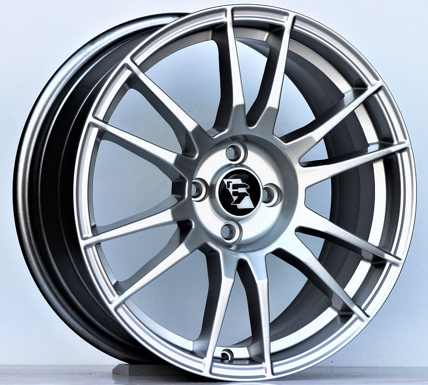 R1 Wheels 17 inç 4*100 ET35 Metalik Gri Jant Takımı (J-1530) - KolayOto