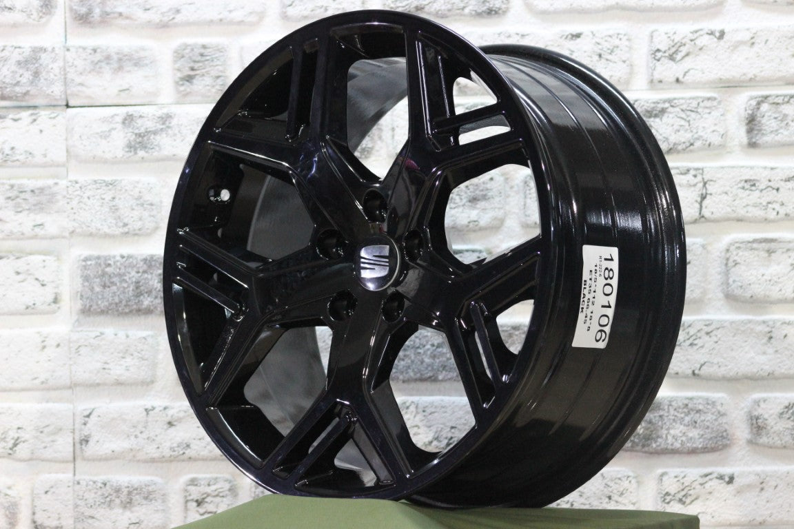 R1 Wheels 18 inç 5*112 ET35 Siyah Jant Takımı (J-217) - KolayOto