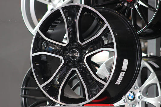 R1 Wheels 20 inç 5*120 ET49 Siyah Jant Takımı (J-1013) - KolayOto