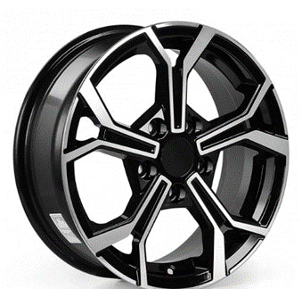 SNC 15 inç 4*100 ET25 Parlak Siyah Jant Takımı (J-4170)