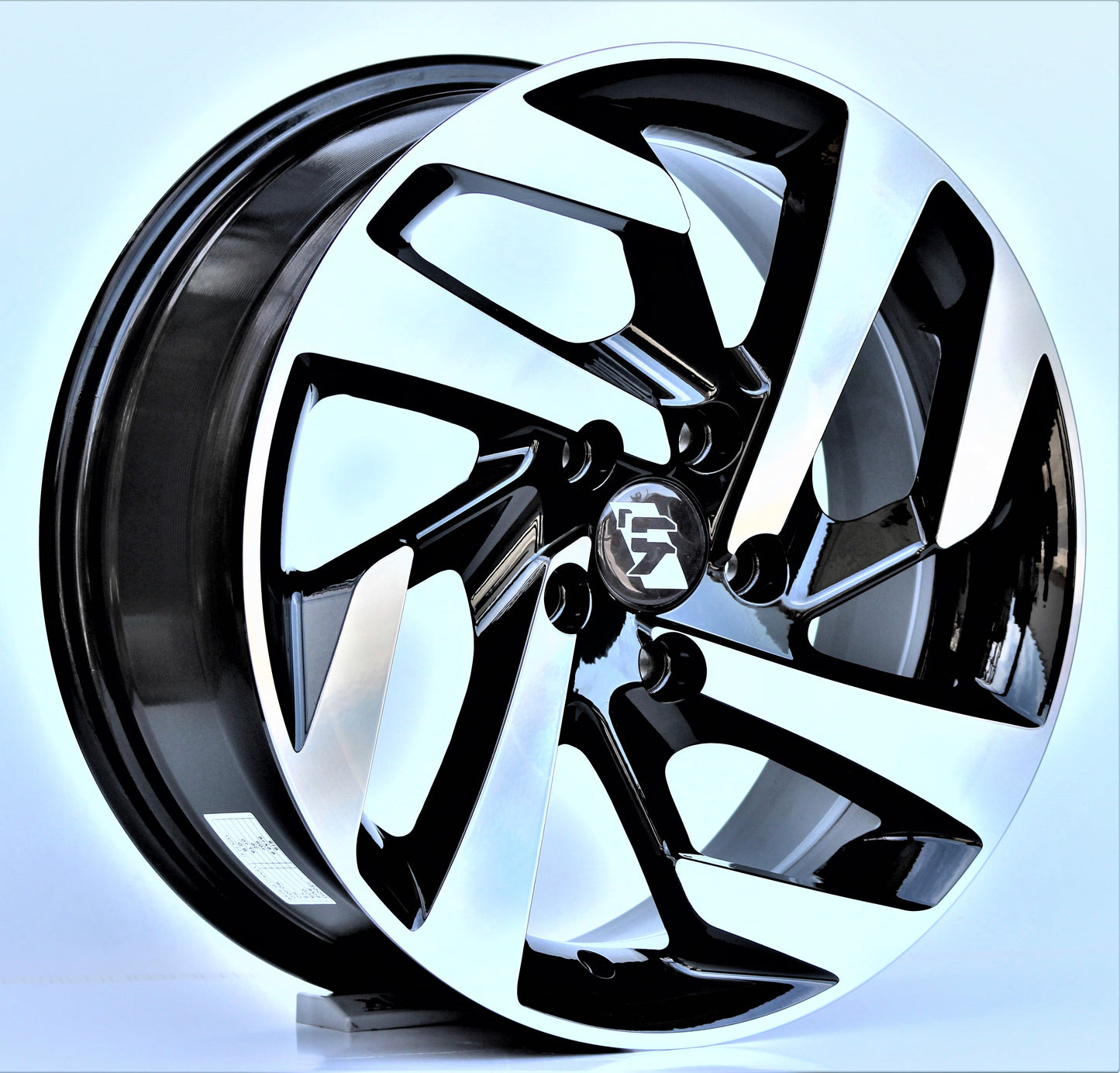 R1 Wheels 16 inç 5*114.3 ET35 Parlak Siyah Jant Takımı (J-180) - KolayOto