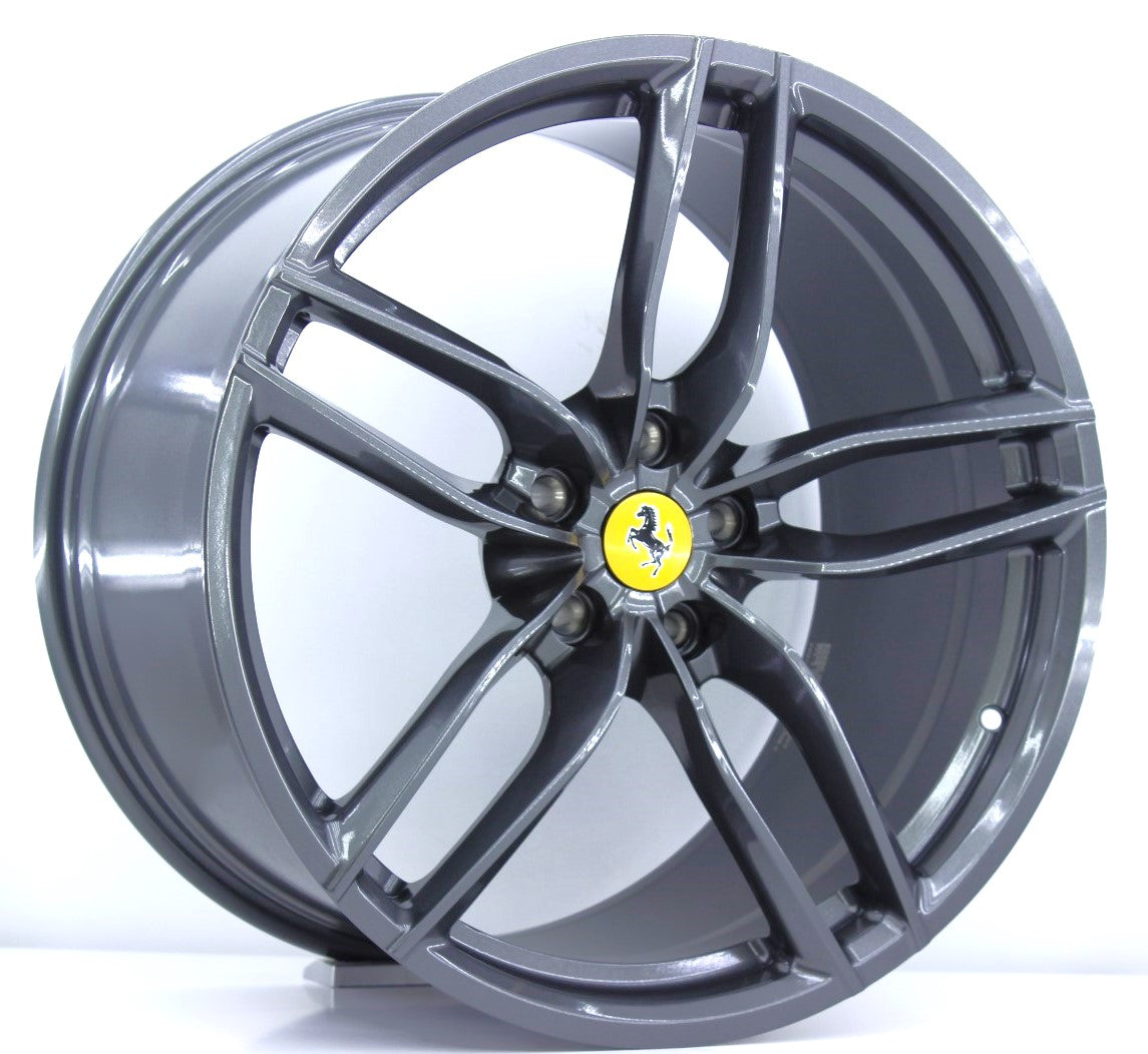 R1 Wheels 20 inç 5*114.3 ET35 Füme Jant Takımı (J-1452) - KolayOto