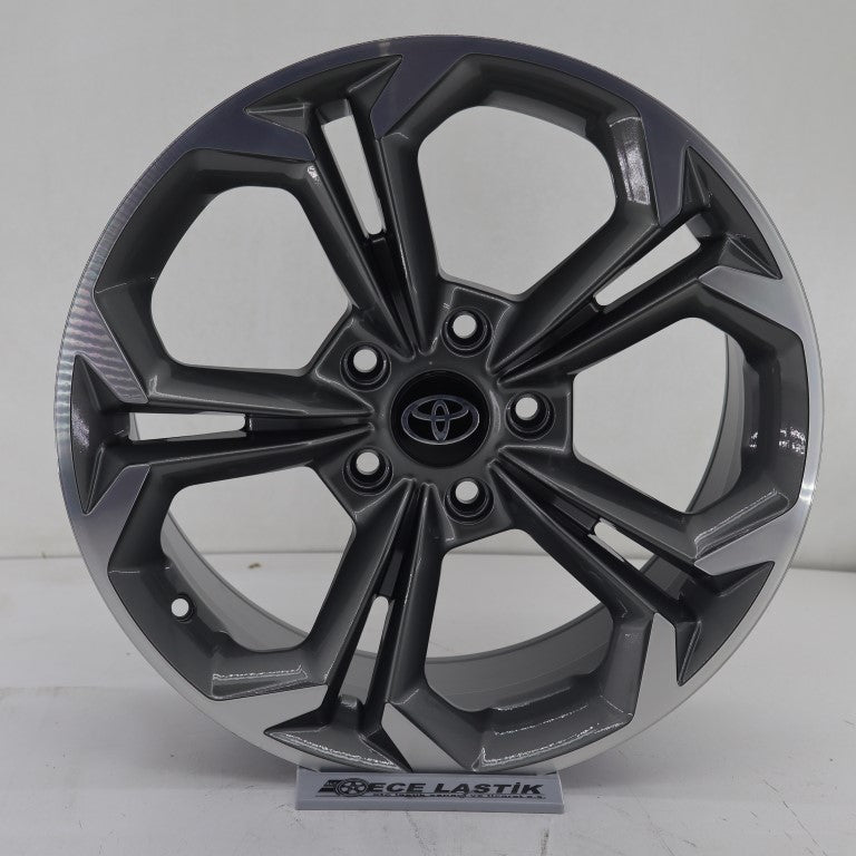 R1 Wheels 17 inç 5*114 ET40 Füme Jant Takımı (J-1187) - KolayOto