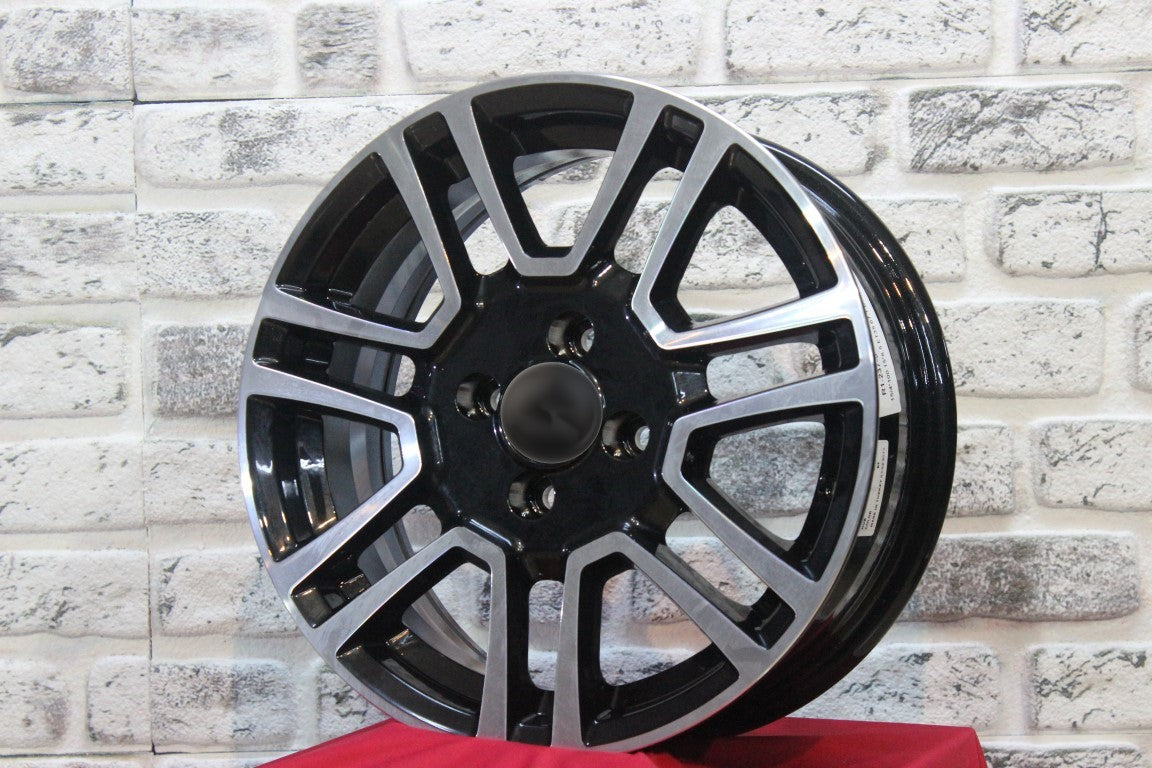 R1 Wheels 15 inç 4*108 ET35 Siyah Jant Takımı (J-1039) - KolayOto