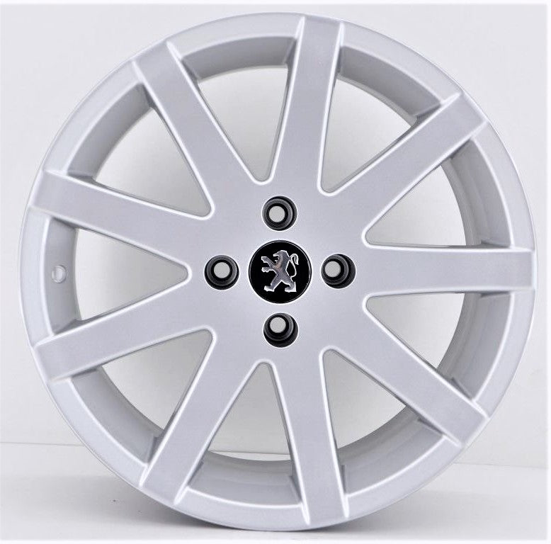 R1 Wheels 17 inç 4*108 ET20 Metalik Gri Jant Takımı (J-1393) - KolayOto