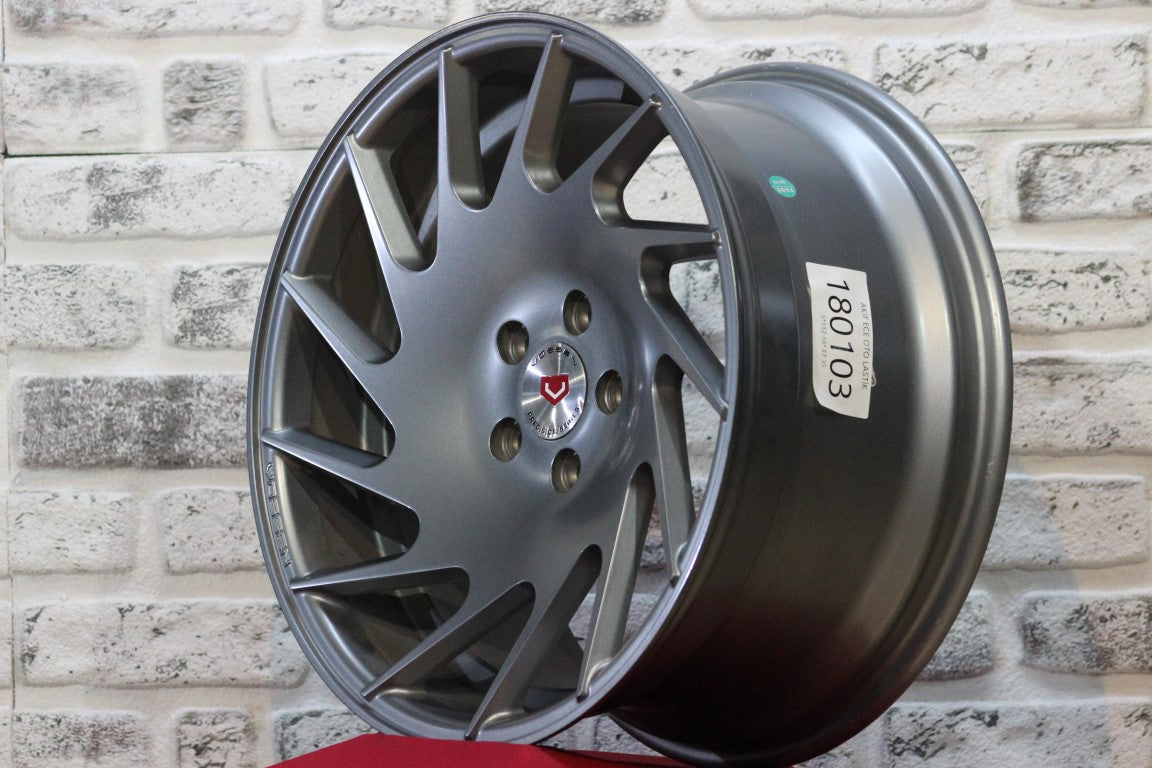 R1 Wheels 18 inç 5*112 ET40 Mat Füme Jant Takımı (J-2101) - KolayOto