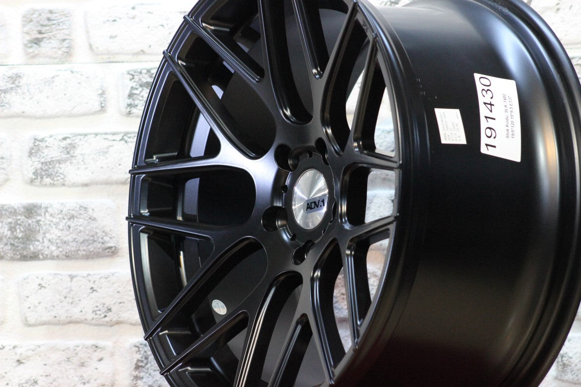 SLK 19 inç 5*120 ET37 Mat Siyah Jant Takımı (J-2116) - KolayOto