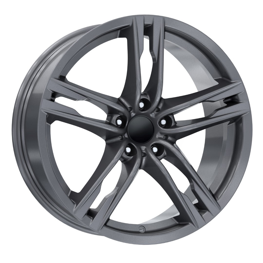 R1 Wheels 20 inç 5*120 ET37 Füme Jant Takımı (2547) - KolayOto