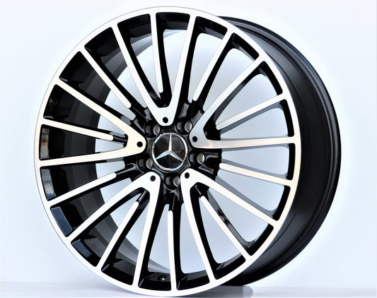 R1 Wheels 20 inç 5*112 ET38 Siyah Jant Takımı (J-340) - KolayOto