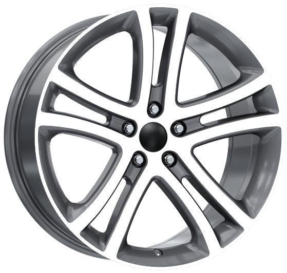 R1 Wheels 18 inç 5*112 ET40 Füme Jant Takımı (J-3532) - KolayOto