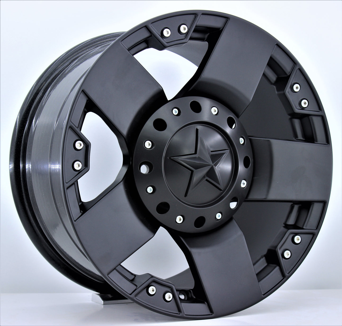 R1 Wheels 18 inç 5*127 ET15 Mat Siyah Jant Takımı (J-843) - KolayOto