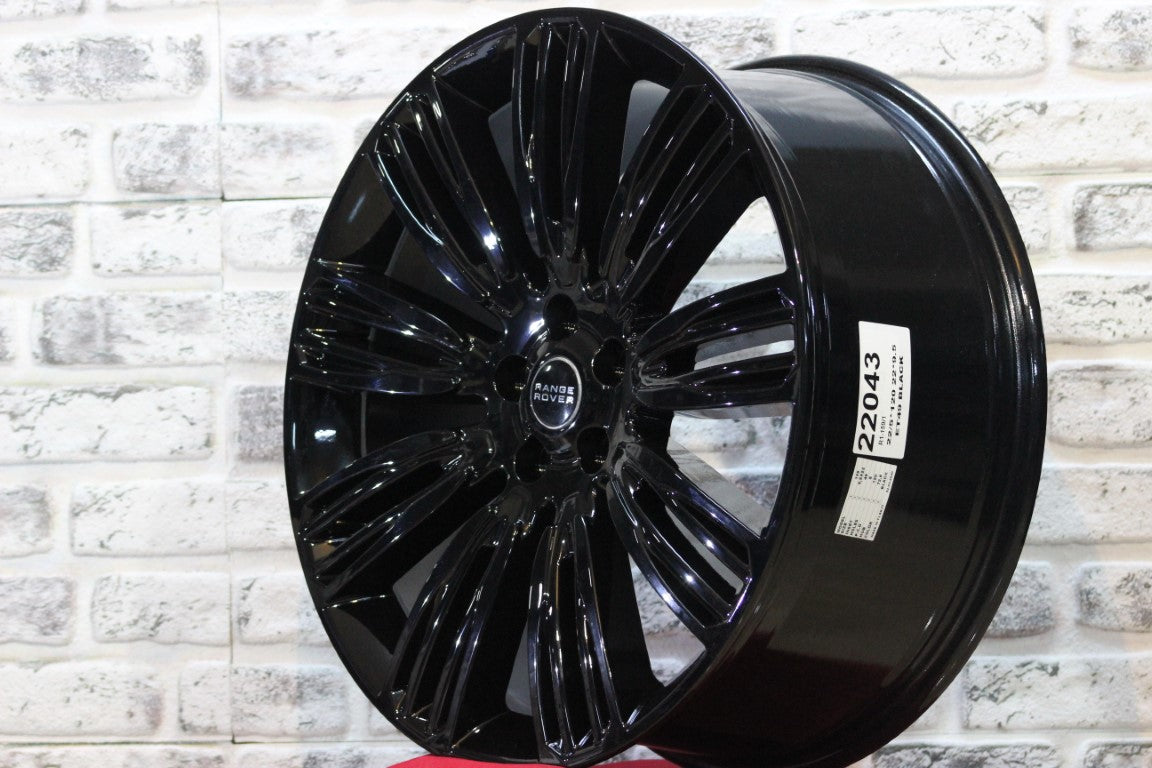 R1 Wheels 22 inç 5*120 ET49 Siyah Jant Takımı (J-620) - KolayOto