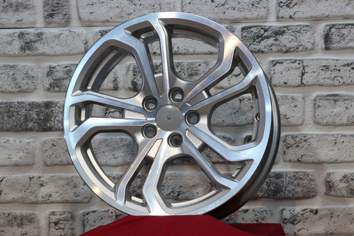 R1 Wheels 16 inç 5*112 ET35 Metalik Gri Jant Takımı (J-200) - KolayOto