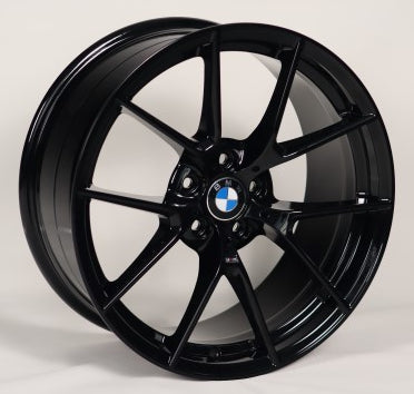 R1 Wheels 19 inç 5*120 ET30 Siyah Jant Takımı (J-3601) - KolayOto