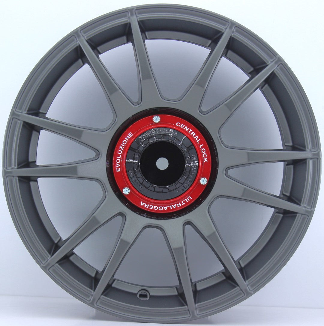 R1 Wheels 15 inç 4*100 ET35 Mat Füme Jant Takımı (J-311) - KolayOto