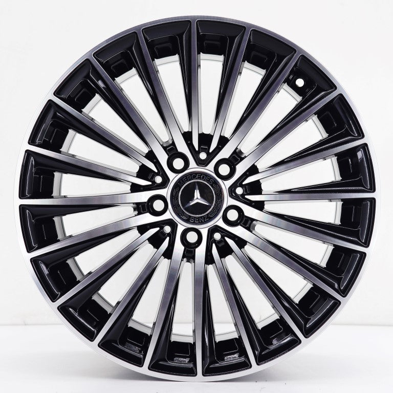 R1 Wheels 18 inç 5*112 ET35 Parlak Siyah Jant Takımı (J-545) - KolayOto