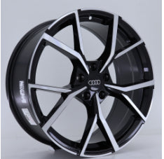 R1 Wheels 19 inç 5*112 ET45 Parlak Siyah Jant Takımı (2470) - KolayOto