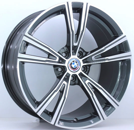 R1 Wheels 19 inç 5*120 ET40 Füme Jant Takımı (J-1388) - KolayOto