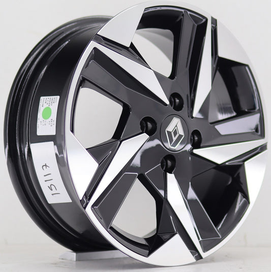 R1 Wheels 16 inç 5*114.3 ET40 Siyah Jant Takımı (J-345) - KolayOto