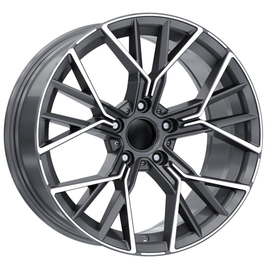 R1 Wheels 20 inç 5*112 ET30 Füme Jant Takımı (J-713) - KolayOto