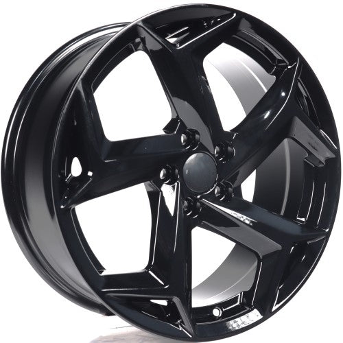 R1 Wheels 17 inç 5*100 ET40 Siyah Jant Takımı (J-3451) - KolayOto