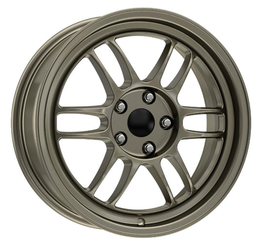 R1 Wheels 16 inç 4*100 ET35 Bronz Jant Takımı (J-3385)