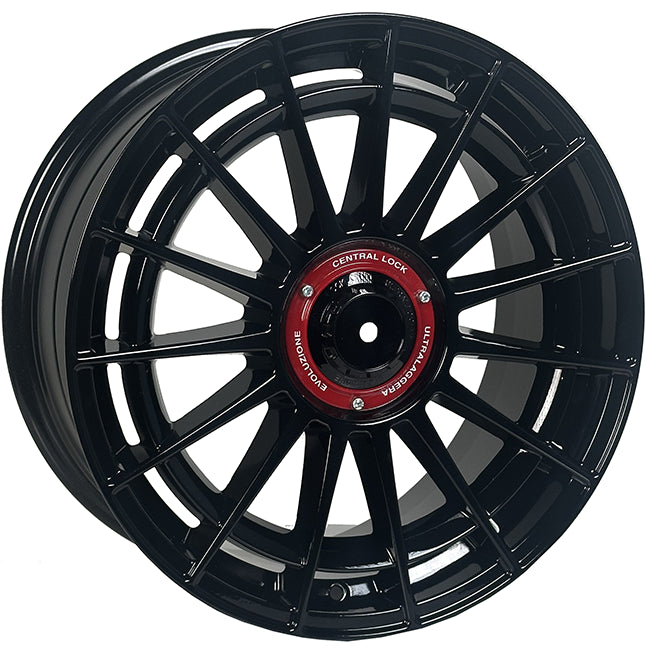 R1 Wheels 18 inç 5*112 ET40 Siyah Jant Takımı (J-3111) - KolayOto