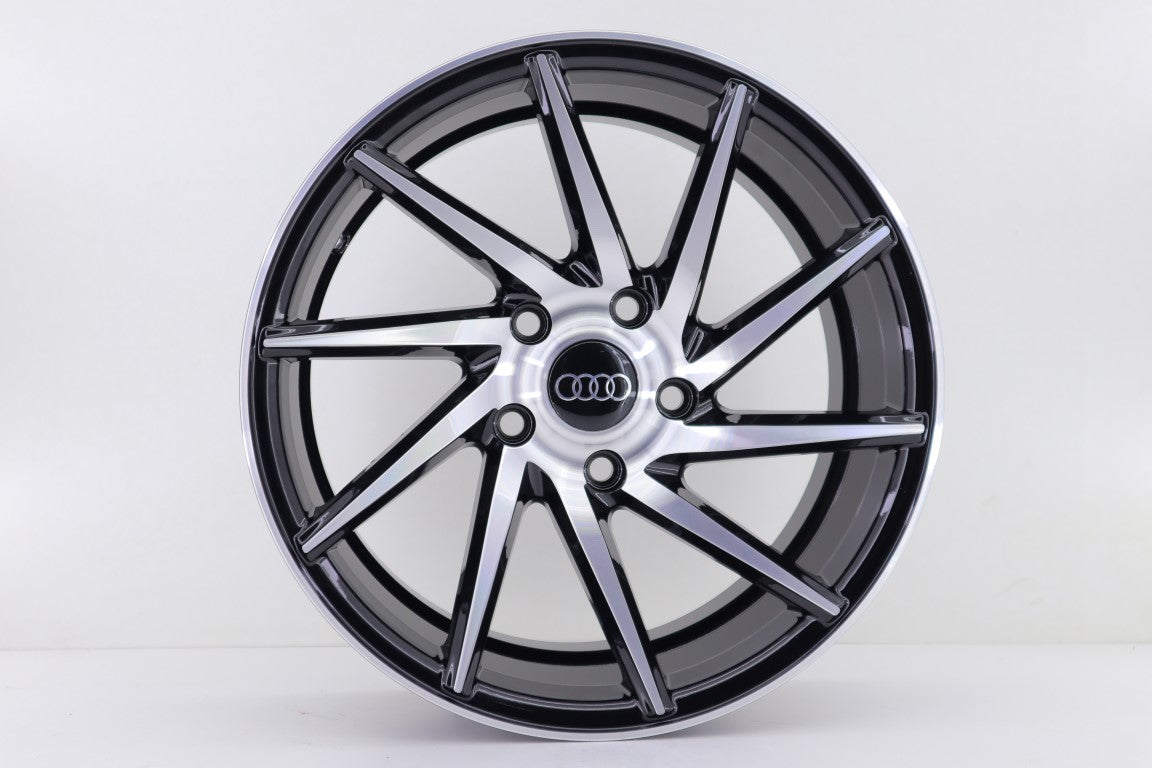 R1 Wheels 16 inç 5*112 ET30 Siyah Jant Takımı (J-1060) - KolayOto