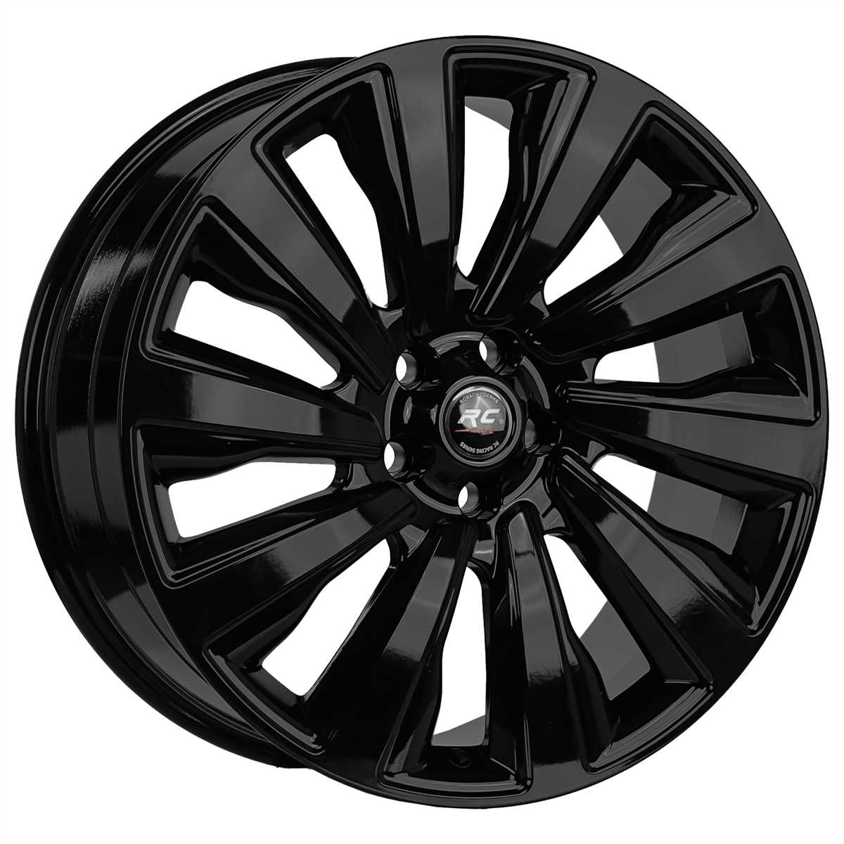 R1 Wheels 22 inç 5*120 ET45 Siyah Jant Takımı (J-3672) - KolayOto