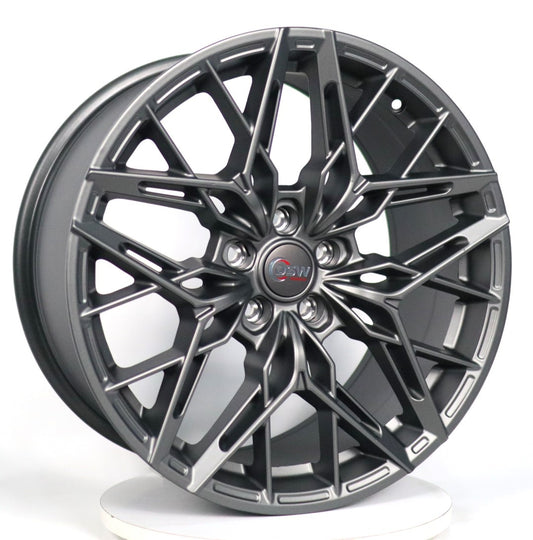 R1 Wheels 19 inç 5*120 ET37 Mat Füme Jant Takımı (J-2854) - KolayOto