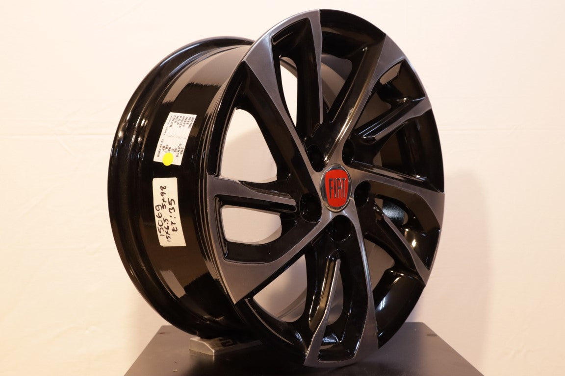 R1 Wheels 15 inç 5*98 ET35 Siyah Jant Takımı (J-461) - KolayOto