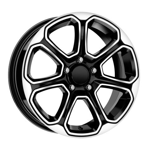 R1 Wheels 16 inç 5*108 ET40 Parlak Siyah Jant Takımı (J-2256) - KolayOto