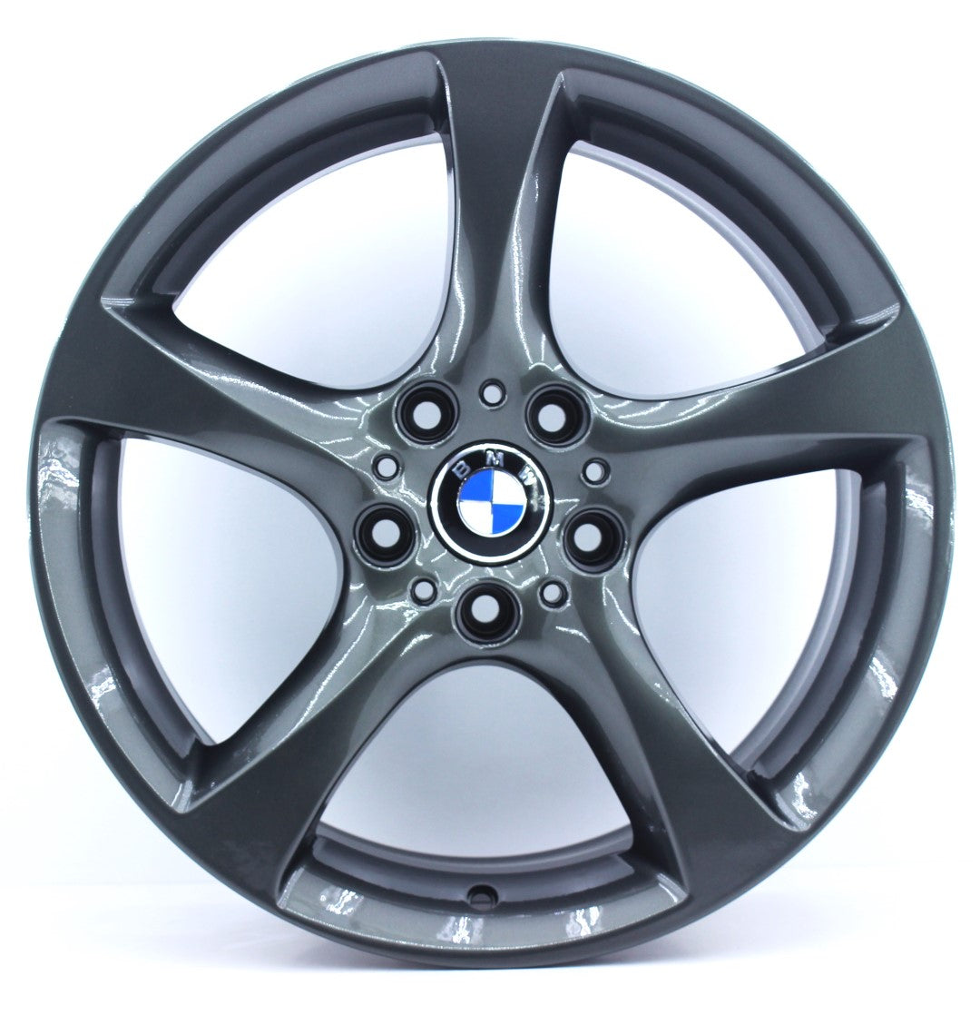 R1 Wheels 18 inç 5*120 ET34 Füme Jant Takımı (J-1077) - KolayOto