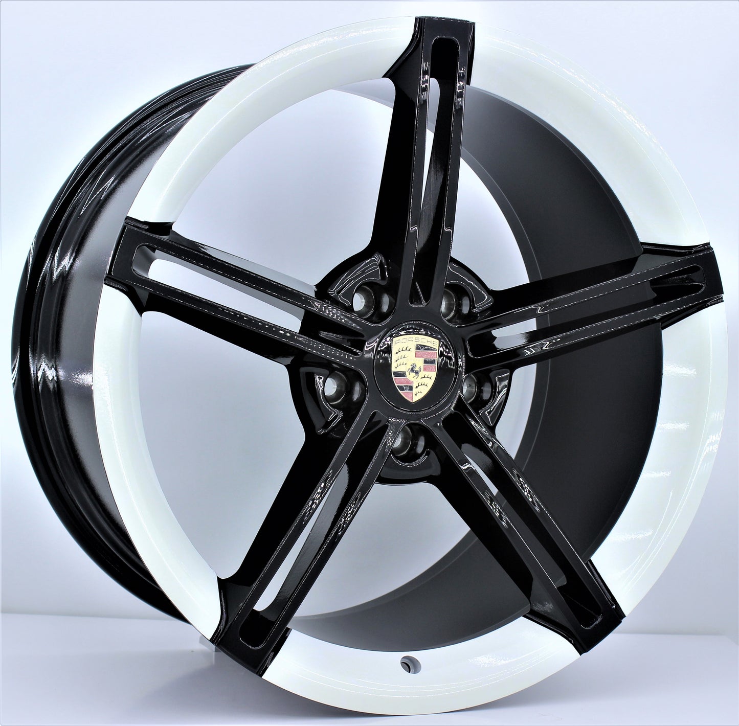 R1 Wheels 21 inç 5*130 ET66 Siyah-Beyaz Jant Takımı (J-548) - KolayOto