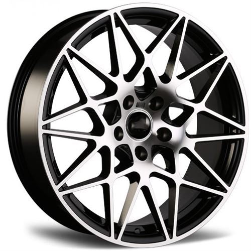 R1 Wheels 19 inç 5*112 ET30 Siyah Jant Takımı (J-2633) - KolayOto