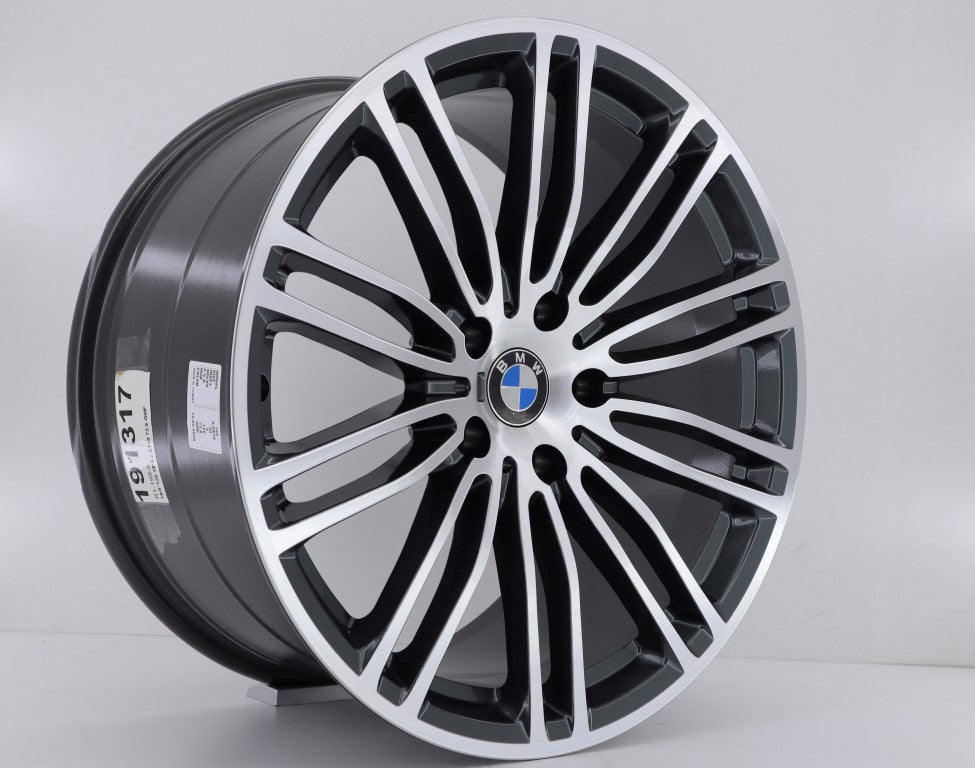 R1 Wheels 19 inç 5*120 ET40 Füme Jant Takımı (J-1495) - KolayOto