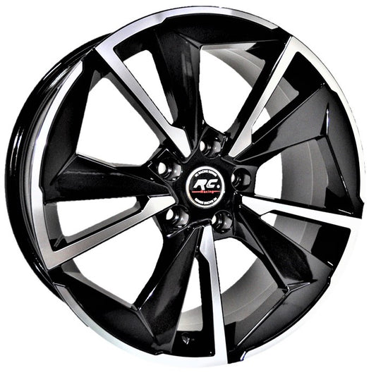 R1 Wheels 17 inç 5*114.3 ET41 Siyah Jant Takımı (J-518) - KolayOto